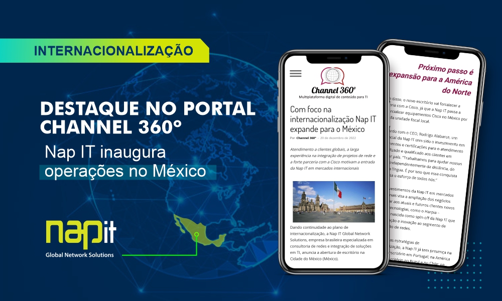 Internacionalização - Nap IT abre escritório no México